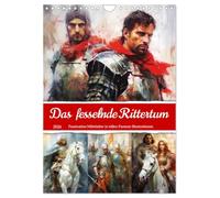 Das fesselnde Rittertum. Faszination Mittelalter in tollen Fantasy-Illustrationen (Wandkalender 2026 DIN A4 hoch), CALVENDO Monatskalender: Wehrhafte und mutige Ritter im Dienste des Königs