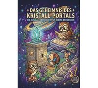 Das Geheimnis des Kristall-Portals: Ein Ausmal-Abenteuer für kleine Entdecker: Malbuch für Kinder ab 8 Jahren - Begleite mutige Eulen durch magische Galaxien und glitzernde Kristallwelten