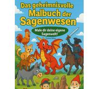 Das geheimnisvolle Malbuch der Sagenwesen: Male dir deine eigene Sagenwelt!