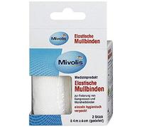 Das gesunde Plus (Mivolis) - Vendas de gasa elásticas (2 rollos de 4 m x 6 cm (estiradas)