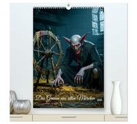 Das Grauen aus alten Märchen (hochwertiger Premium Wandkalender 2026 DIN A2 hoch), Kunstdruck in Hochglanz: Ein Horror-Kalender mit realistisch gestalteten Märchenmonstern.