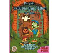 Das große Halloween-Junge-Malbuch für Kinder: über 50 schöne Ausmalbilder für Mädchen und Jungen ab 3 Jahren