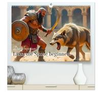 Das Imperium - Lasst die Spiele beginnen (hochwertiger Premium Wandkalender 2026 DIN A2 quer), Kunstdruck in Hochglanz: Ein Kalender mit fiktiven ... gegen wilde Bestien - ro Gladh und packend.