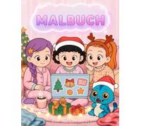 Das K-pop Weihnachts-Malbuch für Kinder & Erwachsene: Über 80 festliche Idol-Illustrationen mit Weihnachtsmann, Schnee und Ferienspaß | Für Fans von Musik und Kunst