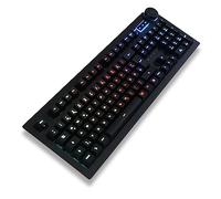 Das Keyboard 5QS Teclado Mecánico QWERTY US Layout - 104 Teclas, Retroiluminación RGB Programable, Full Anti-Ghosting, Gamma Zulu Switches, Cubierta de Aluminio, Reposamuñecas (DKPK5Q0P0GZS0UUX)