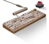 Das Keyboard DeltaForce 65 Desert Camo - Teclado mecánico - Interruptores intercambiables en caliente, teclas de sublimación PBT, montaje de junta de aluminio CNC, retroiluminación RGB - Teclado
