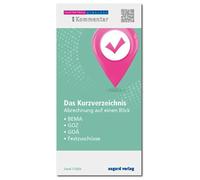 Das Kurzverzeichnis: Abrechnung auf einen Blick - Stand 7/2025