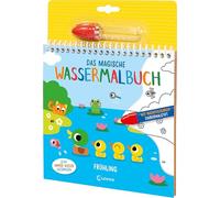 Das magische Wassermalbuch - Frühling: Male die niedlichen Motive mit dem enthaltenen nachfüllbarem Zaubermalstift immer wieder aus! - Für Kinder ab 3 Jahren