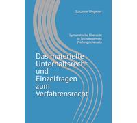 Das materielle Unterhaltsrecht und Einzelfragen zum Verfahrensrecht: Systematische Übersicht in Stichworten mit Prüfungsschemata