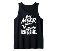 Das Meer Ruft Ich Gehe café de Gaviota del Norte de Alemania Camiseta sin Mangas