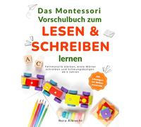 Das Montessori Vorschulbuch zum Schreiben & Lesen lernen | Feinmotorik stärken, erste Wörter schreiben und Schwungübungen ab 5 Jahren - Für einen entspannten Schulstart