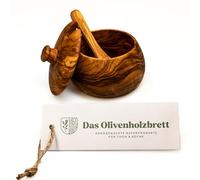 das Olivenholzbrett Latas de Reserva con Tapa de Natural sin Tratar Madera de Olivo - 14cm