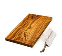 DAS OLIVENHOLZBRETT Tabla de cortar rectangular de madera de olivo / Tabla de desayuno de madera/tabla de desayuno/tabla de desayuno/tabla de aperitivos de madera de olivo / 30 cm x 17 cm x 2 cm