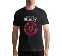 Das Pretty Reckless Logo Casual Herren Tops Kurzarm T-Tshirts Camisetas y topss Schwarz T-Tshirts Camisetas y Tops(XX-Large)