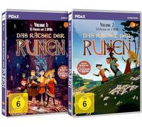 Das Rätsel der Runen - Gesamtedition / Die komplette 26-teilige Fantasy-Zeichentrickserie von den Machern von Das Geheimnis von Kells (Pidax Animation) [4 DVDs]