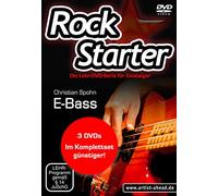 Das Rockstarter Vol. 1-3 Komplettset - E-Bass: 3 DVDs! Bassschule. Unterricht für Anfänger. Training. School Of Rock. Einfach Bass lernen. [Alemania]