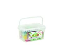 DAS Schoolpack 10 Unidades, Arcilla de Modelado de endurecimiento por Aire, 58/Mehrfarbig, 18.5x27x15 cm