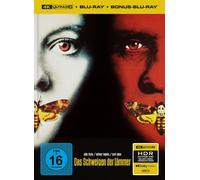 Das Schweigen der Lämmer - Limitiertes Mediabook - Cover B (4K Ultra HD + Blu-ray + Bonus-Blu-ray) [Alemania] [Blu-ray]