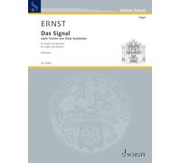 Das Signal: nach Texten von Rose Ausländer. organ and speakers. Partition d'exécution.