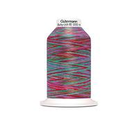 Das springende Komma Gütermann Bulky-Lock No.80 - Hilo de lana (1000 m), color rojo y verde claro