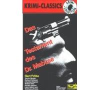 Das Testament des Dr. Mabuse [Alemania] [VHS]