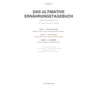 Das Ultimative Ernährungstagebuch: 90 Tage bewusstes Tracking | Tägliches Essensprotokoll mit Wochenrückblick, Hunger-, Stimmungs-, Schlaf- und Energie-Tracking | Ohne Kalorienzählen