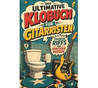 Das ultimative Klobuch für Gitarristen: Saubere Riffs und dreckige Pausen. Lustiges Geschenk für Fans von Gitarrespielen, E-Gitarre und Riffs