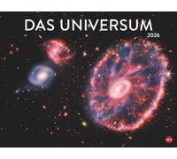 Das Universum Posterkalender 2026: Fotokalender mit Spiralgalaxien und Nachbarplaneten. Wand-Kalender 2026 Posterformat mit Fotos unter anderem vom Hubble-Weltraumteleskop.