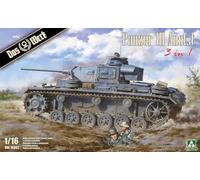 Das Werk DW16002 Panzer III AUSF. J (3 en 1) - 1:16 - Kit de construcción de gran tamaño - Cuerpo alemán de África de la Wehrmacht y versión estándar - Sin construir