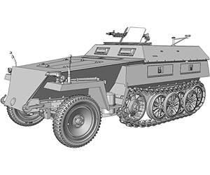 DAS WERK Le.spw Sd.kfz.250/1 Ausf.b (neu) |das Werk|35029|1:35 Maqueta Char Promo