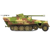 DAS WERK - Maqueta Semichenilla Sd.kfz. 251/22 Ausf.d "pakwagen" |das Werk|16022| 1:16 Maqueta Char Promo