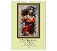 Das Wesentliche im Detail, Frauenporträts in Öl gemalt (Wandkalender 2026 DIN A4 hoch), CALVENDO Monatskalender: Wo das Grobe zur Bühne des Feinen wird