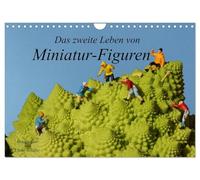 Das zweite Leben von Miniatur-Figuren (Wandkalender 2026 DIN A4 quer), CALVENDO Monatskalender: Kleine Figuren erkunden Alltägliches
