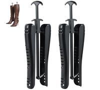 DASBET Paquete de 2 estiradores de botas para botas altas y hasta la rodilla, eje de árbol de botas con resorte para hombres y mujeres, zapatos de soporte para botas, inserciones moldeadoras para