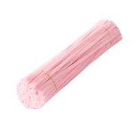 Dasbsug 1. 100 piezas de tubos de felpa suave de 30 x 6 mm, coloridos tallos flexibles para niños, manualidades, escuela, arte, decoración del hogar, palo colorido giratorio