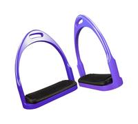 Dasbsug 1 par de estribos para montar a caballo para sillines, pedales antideslizantes, juego de montar profesional, aluminio antioxidante