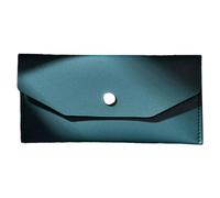 Dasbsug 2. Cartera de cuero ligera con sobres para dinero en efectivo y ranuras para tarjetas para presupuestos diarios para hombres y mujeres, Green