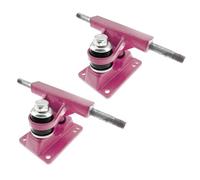 Dasbsug 2 piezas de aluminio de 3.25 pulgadas para monopatines de repuesto, soporte de rueda, hardware base de puente de aluminio, camiones profesionales, base de soporte de patineta