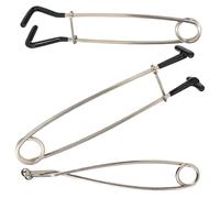 Dasbsug 3 piezas de esparcidor de mandíbula de boca de pescado, extractor de anzuelos, abridor de boca, esparcidor de agua dulce y salada, herramienta de aparejos de pesca de pesca