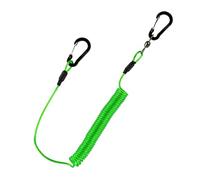Dasbsug Accesorios de aparejos de pesca, correas de caña de pescar, cuerda resistente, correa de remo, cordón en espiral que se extiende hasta herramienta de 70 pulgadas