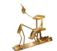 Dasbsug Botellero de metal para encimera, para almacenamiento, decorativo, para botellas de vino, para sala de estar, comedor, bodegas, bebidas