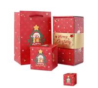 Dasbsug Caja de almacenamiento plegable para donaciones de Navidad y cubierta del hogar, caja de Navidad