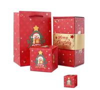 Dasbsug Caja de almacenamiento plegable para donaciones de Navidad y cubierta del hogar, caja de Navidad