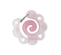 Dasbsug Elegante mosquetón colorido llavero colgante acrílico para mochila, manual accesorios para estudiantes, decoración de mosquetón, Pastel de pescado pequeño, Talla única