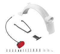 Dasbsug Guardabarros trasero de aleación de aluminio, fácil de instalar, duradero, para varios tipos de bicicletas, universales