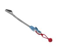 Dasbsug Juguete interactivo de cuerda chirriante para perros que fomenta la durabilidad del juego de masticadores agresivos, juguete de cuerda chirriante para masticar y remolcar interactivos