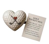 Dasbsug Marcador de pelotas de golf de bolsillo para abrazos, compañero motivacional para tiros difíciles, golf ligero para jugadores, regalo de golfista espiritual resistente