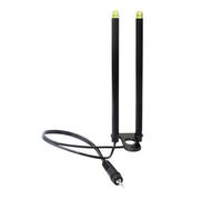 Dasbsug Palo de pesca portátil resistente al viento universal para hacer frente a la oreja con luz LED resistente al viento palo de alarma mordeduras de equipo