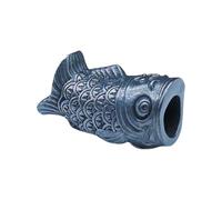 Dasbsug Peces de latón con cuentas de paracaídas, paraguas, cuerda de cuerda, herramienta al aire libre, colgantes decorativos para entusiastas del camping, compactos colgantes al aire libre, talla