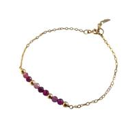 Dasbsug Piedras natales de cristal ajustables, 12 piedras preciosas para cada mes, 3 mm, joyería de piedra natural facetada, joyería delicada y ajustable, talla única, como se describe